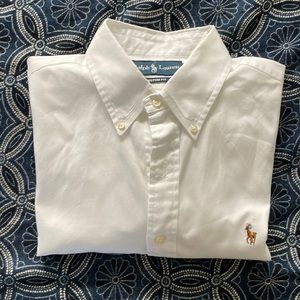 Poli Ralph Lauren White Oxford Button Up